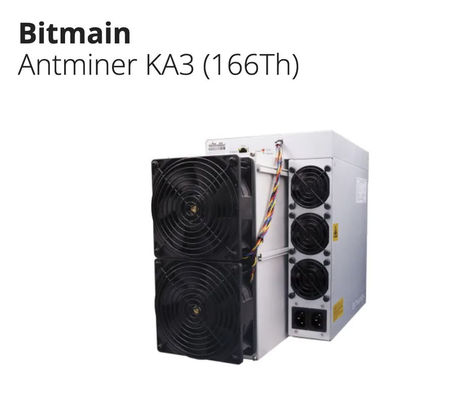 Kadena Algorithm Bitmain Mining Antminer KA3 With Maximum Hashrate 166Th/S